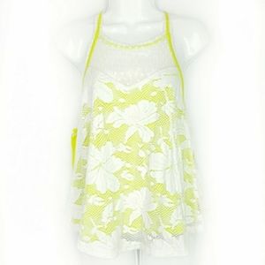 Chelsea & Violet top, size Small, neon green top.